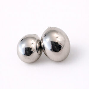 Aretes Óvalos - Plateado