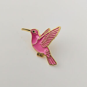 Pin Colibrí - Rosado
