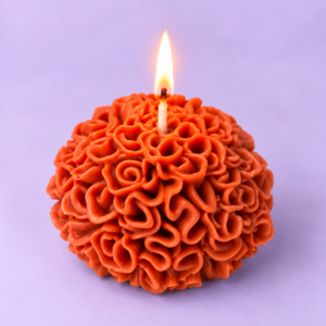 Vela Cempasúchil Artesanal - Naranja